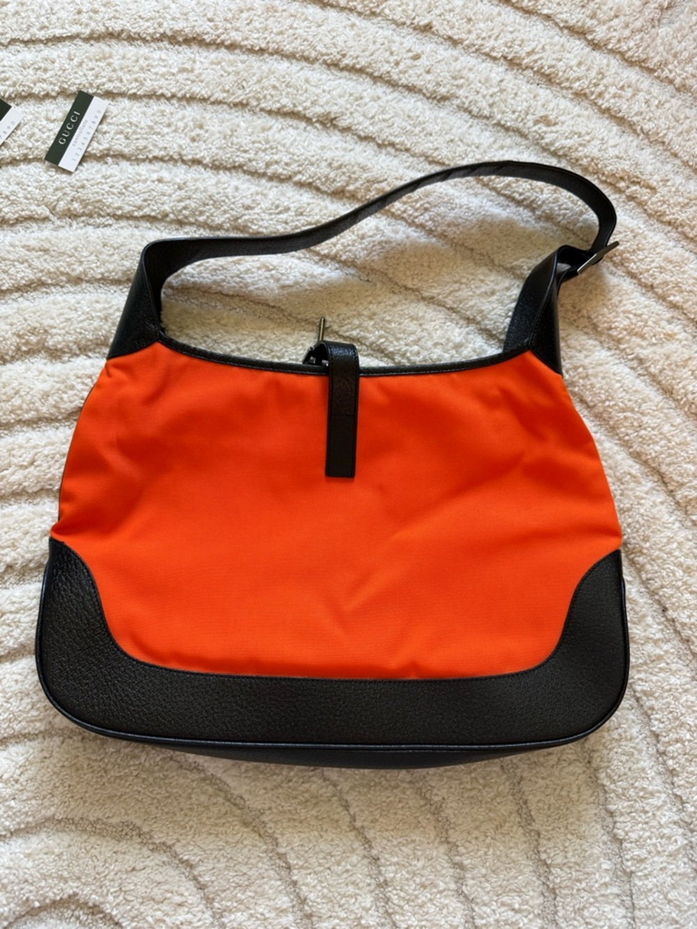 S/S 1999 GUCCI Jackie Tom Ford Runway Campaign Nylon Orange Las Vegas Hippies - Picture 7 of 11